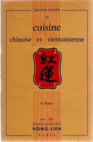 Image du vendeur pour Quelques recettes de cuisine chinose et vietnamienne. mis en vente par nika-books, art & crafts GbR