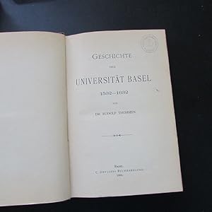 Bild des Verkufers fr Geschichte der Universitt Basel, 1532-1632 zum Verkauf von Bookstore-Online