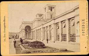 Foto Stiehm, J. F., Potsdam in Brandenburg, 1879, Orangeriehaus, Sanssouci - Foto-Studio/-Atelier...