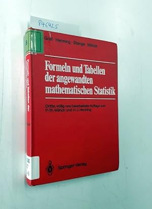 Bild des Verkufers fr Formeln und Tabellen der angewandten mathematischen Statistik zum Verkauf von Versand-Antiquariat Konrad von Agris e.K.