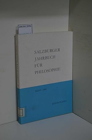 Seller image for Salzburger Jahrbuch fr Philosophie / Salzburger Jahrbcher fr Philosophie (Salzburger Studien zur Philosophie) for sale by ralfs-buecherkiste