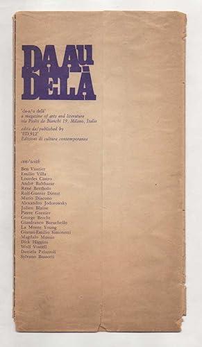 Etras in Da- a/u delà. A magazine of arts and literature