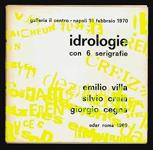 Image du vendeur pour Idrologie con 6 [sei] serigrafie mis en vente par Libreria Antiquaria Pontremoli SRL