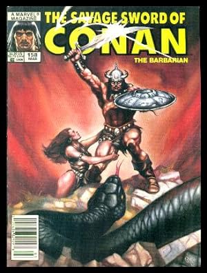 THE SAVAGE SWORD OF CONAN - The Barbarian - Volume 1, number 158 - March 1989