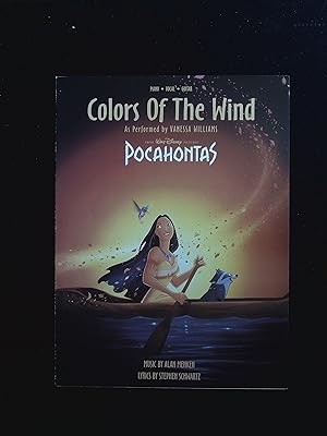 Image du vendeur pour Pocahontas Sheet Music 1995 Walt Disney mis en vente par AcornBooksNH