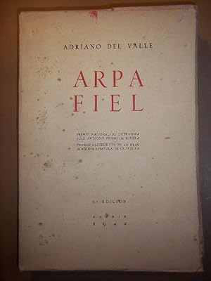 Bild des Verkufers fr ARPA FIEL. zum Verkauf von Carmichael Alonso Libros