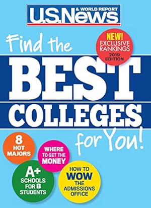 Imagen del vendedor de Best Colleges 2019: Find the Best Colleges for You! by U.S. News and World Report, Aoun, Joseph E. [Paperback ] a la venta por booksXpress