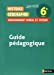 Seller image for Histoire Géographie Enseignement moral et civique 6e : Guide pédagogique [FRENCH LANGUAGE - Soft Cover ] for sale by booksXpress