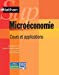 Seller image for Micro ©conomie : Cours et applications [FRENCH LANGUAGE - Soft Cover ] for sale by booksXpress