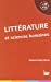 Bild des Verkufers fr Littérature et sciences humaines [FRENCH LANGUAGE - Soft Cover ] zum Verkauf von booksXpress