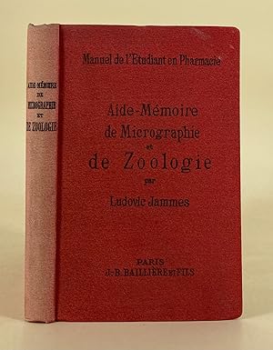 Aide-Memoire de Micrographie et de Zoologie