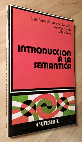Seller image for Introduccin a la semntica for sale by Llibres Bombeta