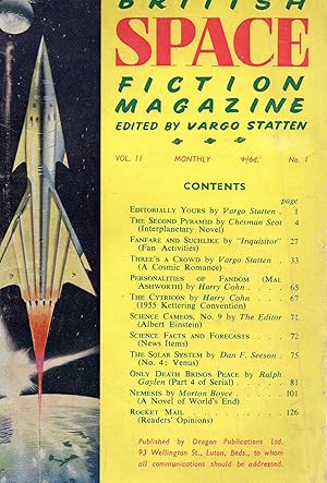 British Space Fiction Magazine; Volume 1. No.2