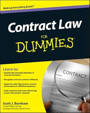 Immagine del venditore per Contract Law for Dummies (Paperback or Softback) venduto da BargainBookStores