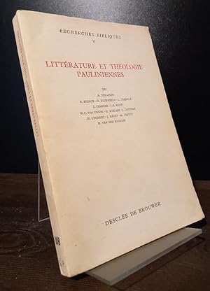 Bild des Verkufers fr Littrature et thologie pauliniennes. [Par A. Descamps, B. Rigaux et. al.]. (= Recherches Bibliques V). zum Verkauf von Antiquariat Kretzer