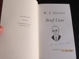 Brief Lives Signed first edition Hardback in Dustjacket