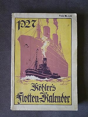 Köhlers Flotten-Kalender für 1927.