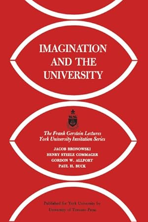 Imagen del vendedor de Imagination and the University a la venta por GreatBookPrices