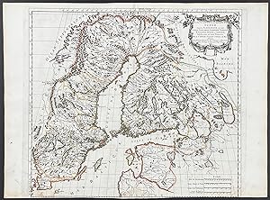 Map of Scandinavia (Norway, Sweden, Finland)