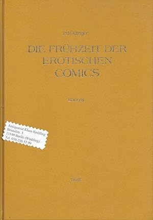 Seller image for Die Frhzeit der erotischen Comics 1900 - 1935. Early Erotic Comics. Band 8 1900 - 1935. Volume 8 for sale by Klaus Kreitling