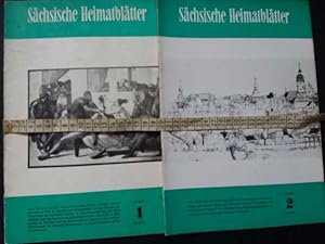 Sächsische Heimatblätter Heft 1 und 2 aus 1968 Einzelheftverkauf siehe Beschreibung