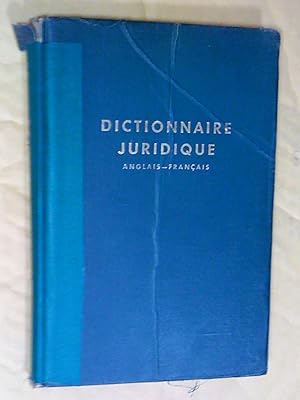 Dictionnaire jurifique anglais-français
