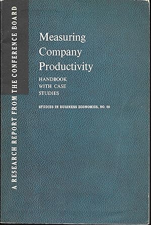 Measuring Company Productivity: Handbook with Case Studies