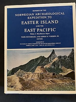 Seller image for Reports of the Norwegian Archaelogical Expedition to Easter Island and the East Pacific Volume 2: Miscellaneous Papers for sale by The Known World Bookshop