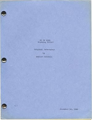 Immagine del venditore per So In Love (Original screenplay for an unproduced film) venduto da Royal Books, Inc., ABAA