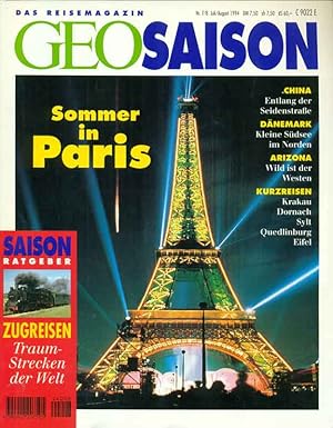 Bild des Verkufers fr GEO Saison. Das Reisemagazin. Heft Juli/ August 1994. zum Verkauf von Online-Buchversand  Die Eule