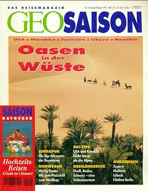 Seller image for GEO Saison. Das Reisemagazin. Heft Januar/ Februar 1995. for sale by Online-Buchversand  Die Eule