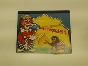 Hereinspaziert, hereinspaziert (altes Zirkus / Cirkus Pop-up),