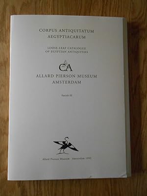 Corpus antiquitatum aegyptiacarum - Loose-leaf catalogue of Egyptian antiquities - Stelae and rel...