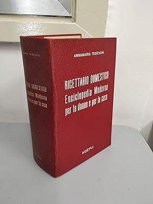 Seller image for ricettario domestico enciclopedia moderna per la donna e per la casa for sale by STUDIO PRESTIFILIPPO NUNZINA MARIA PIA