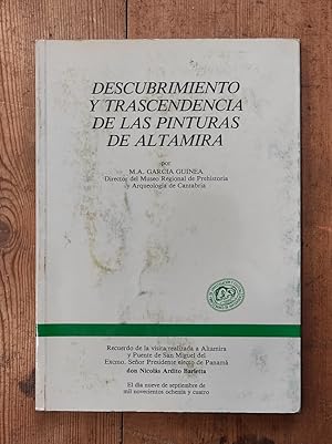 Imagen del vendedor de DESCUBRIMIENTO Y TRASCENDENCIA DE LAS PINTURAS DE ALTAMIRA a la venta por Carmen Alonso Libros