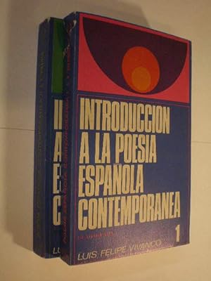 Introducción a la poesía española contemporánea ( 2 Vols.)