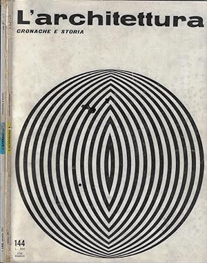 L'architettura cronache e storia anno 1967 N. 144, 145
