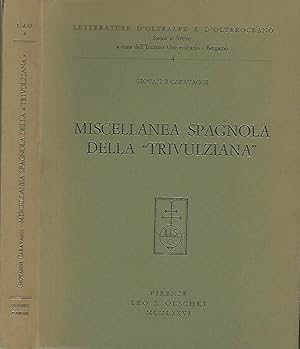 Bild des Verkufers fr Miscellanea spagnola della "Trivulziana" zum Verkauf von Biblioteca di Babele