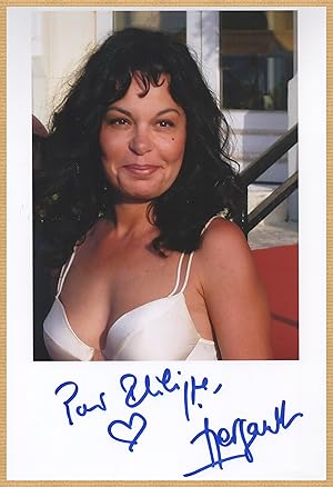 Seller image for Isabelle Mergault - Grande photo ddicace - Paris 2006 for sale by PhP Autographs