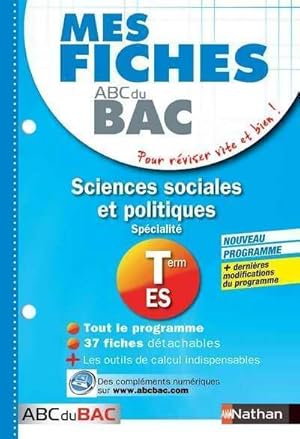 Sciences sociales et politiques Terminale ES - Delphine De Chouly