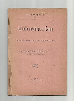 Imagen del vendedor de La mujer musulmana en Espaa. a la venta por Librera El Crabo