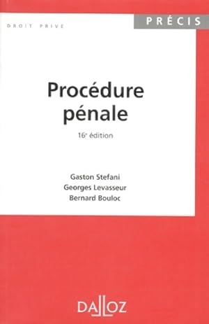 Procédure pénale - Bernard Bouloc