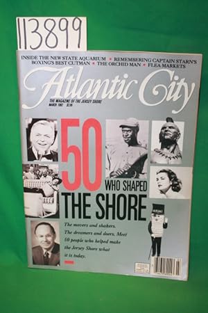 Bild des Verkufers fr Atlantic City Magazine 50 Who Shaped the Shore ; Secret Garden ; They Call Him The Clot ; Fishin for Visitors ; Captain Starn's zum Verkauf von Princeton Antiques Bookshop