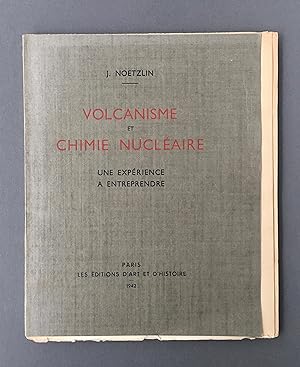 Bild des Verkufers fr VOLCANISME ET CHIMIE NUCLEAIRE 1942 zum Verkauf von Lightmotif