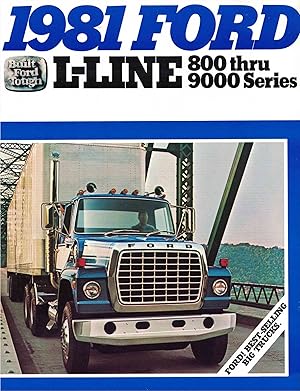 Bild des Verkufers fr 1981 Ford L-Line: 800 thru 9000 Series [sales brochure] [Heavy-Duty Ford Truck] zum Verkauf von Crossroad Books