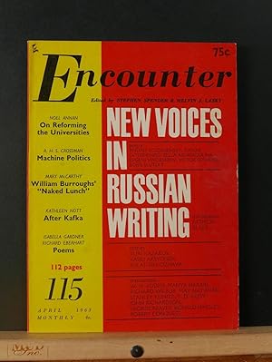 Seller image for Encounter Magazine, April 1963 for sale by Tree Frog Fine Books and Graphic Arts