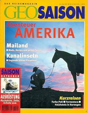 Immagine del venditore per GEO Saison. Das Reisemagazin. Heft April 1996. venduto da Online-Buchversand  Die Eule