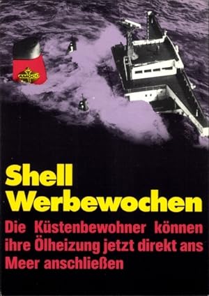 Künstler Ansichtskarte / Postkarte Staeck, Klaus, Shell Werbewochen, Ölpest, A 92a