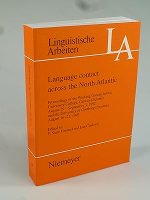 Imagen del vendedor de Language contact across the North Atlantic. a la venta por Antiquariat Dorner