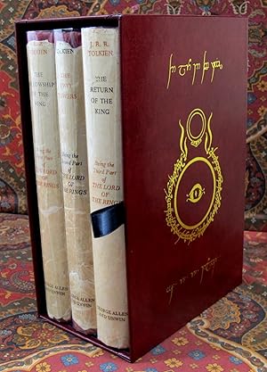 The Lord of the Rings, 1st UK Edition, 1st Impressions with Original Dustjackets., And Custom Lea...